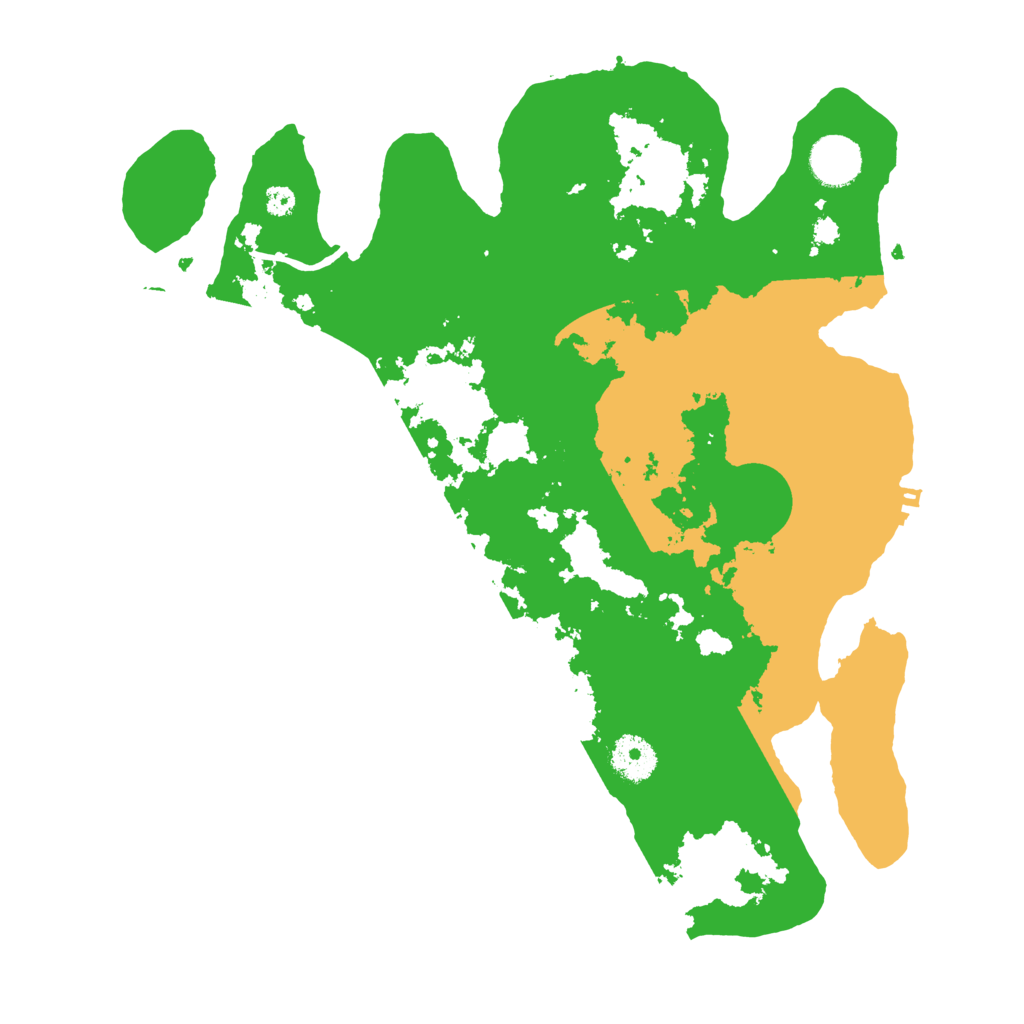 Biome Rust Map: Procedural Map, Size: 3500, Seed: 7635895
