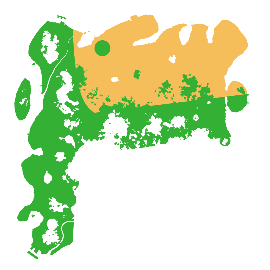 Biome Rust Map: Procedural Map, Size: 4500, Seed: 6246824