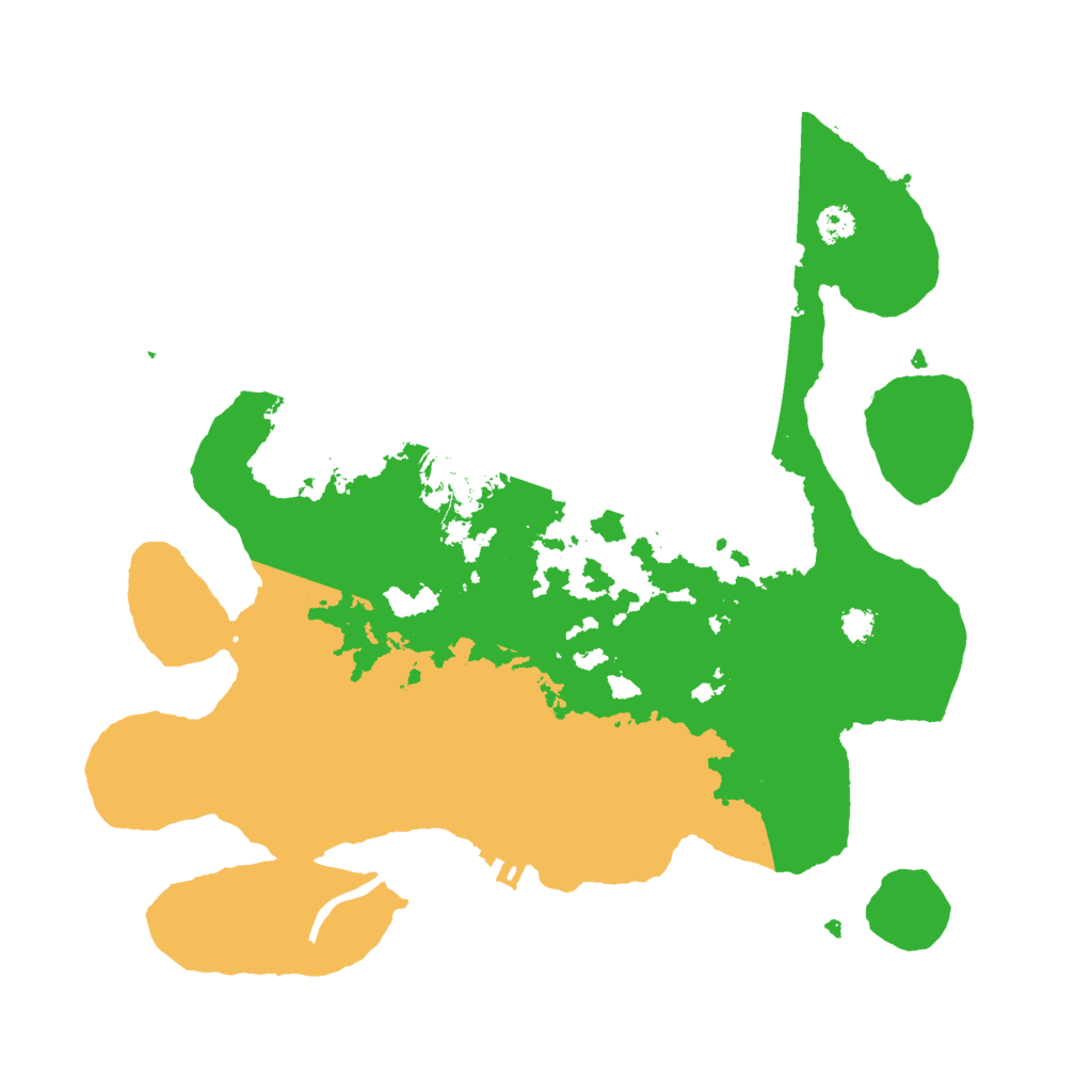 Biome Rust Map: Procedural Map, Size: 3000, Seed: 3651118