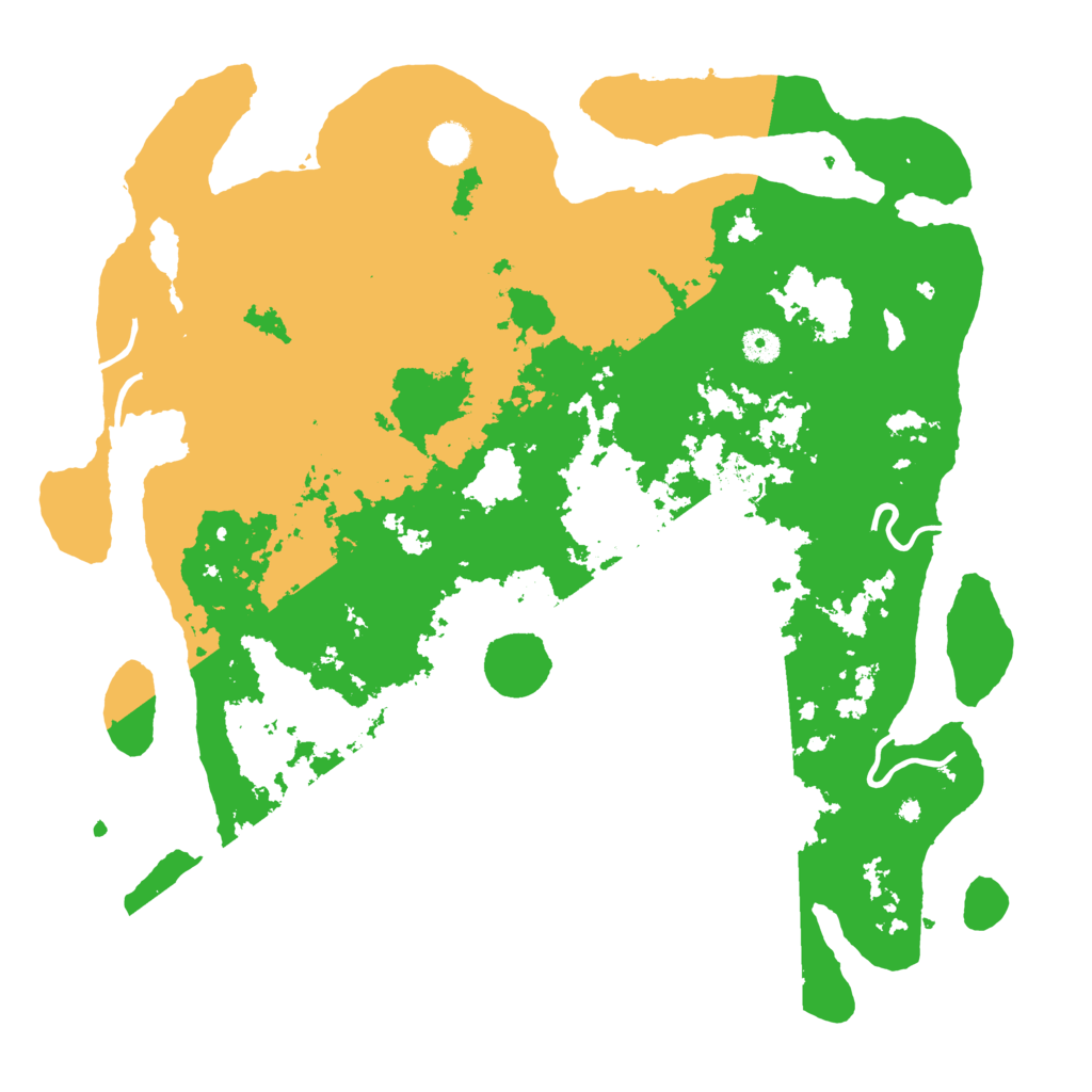 Biome Rust Map: Procedural Map, Size: 4500, Seed: 4774083