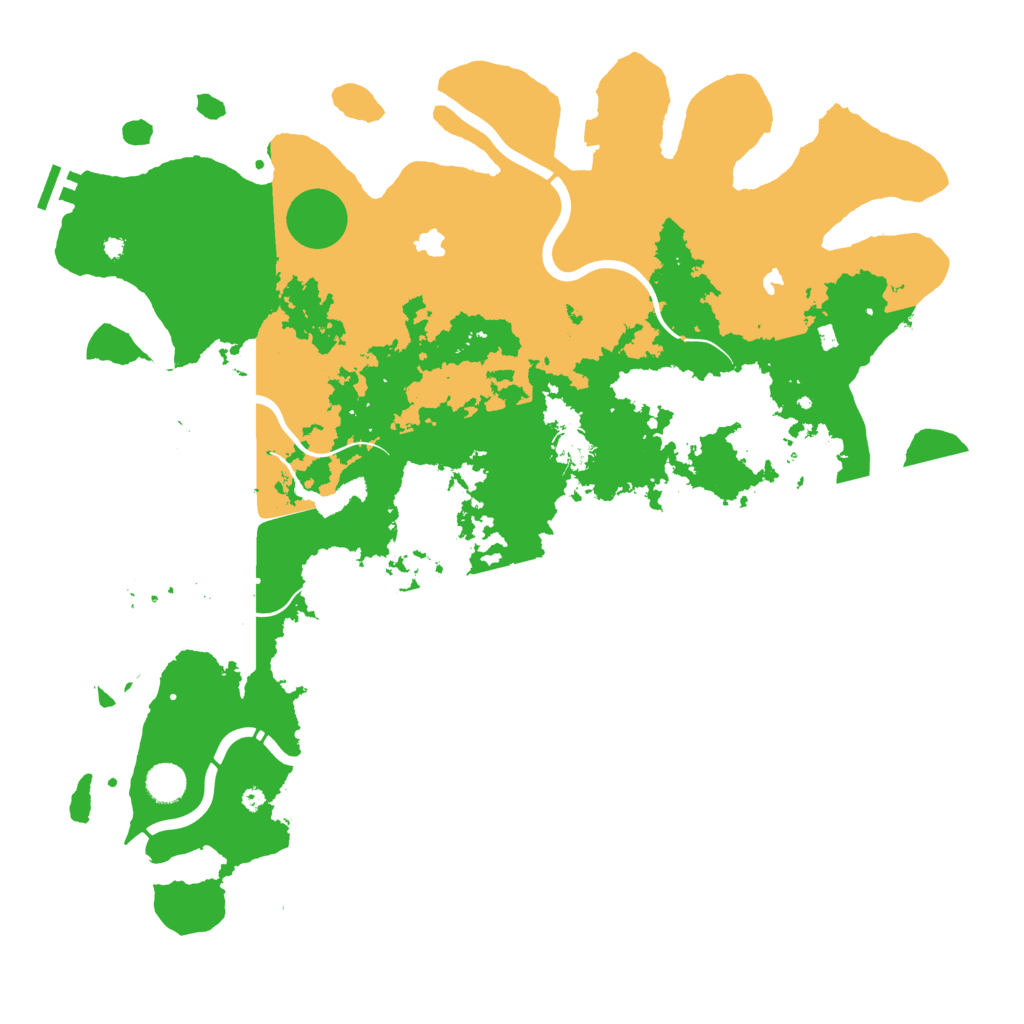 Biome Rust Map: Procedural Map, Size: 4500, Seed: 6221932