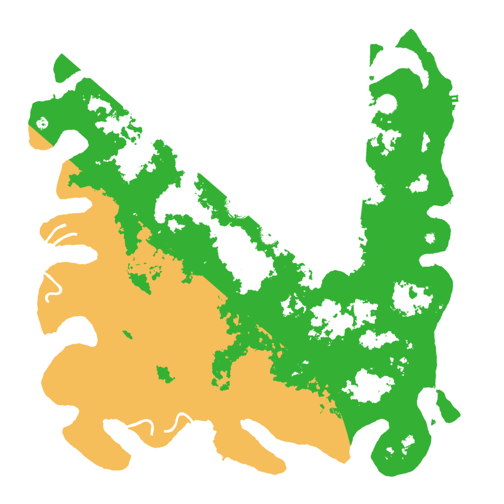 Biome Rust Map: Procedural Map, Size: 4500, Seed: 3307232