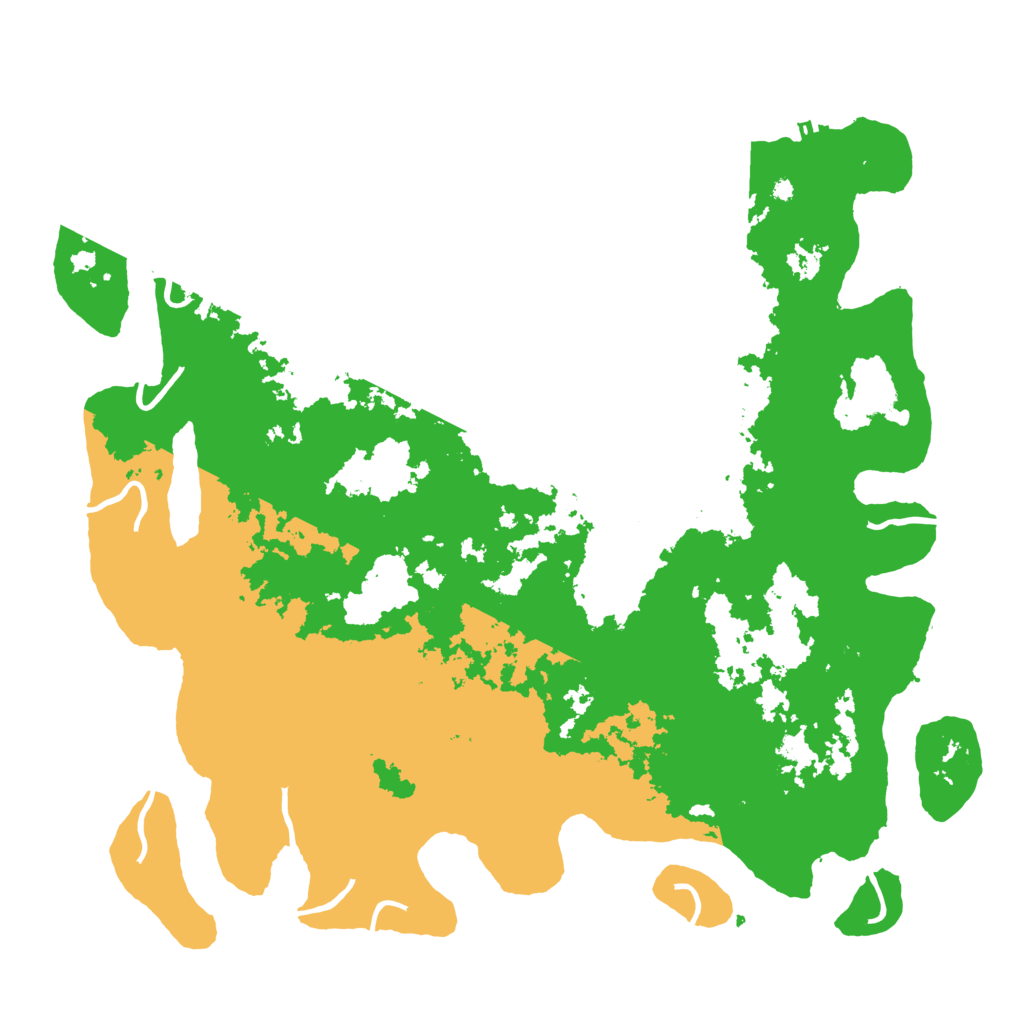 Biome Rust Map: Procedural Map, Size: 4500, Seed: 4338775