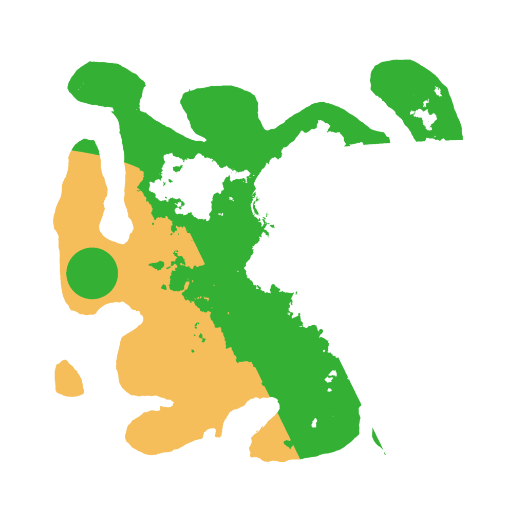 Biome Rust Map: Barren, Size: 2700, Seed: 1235