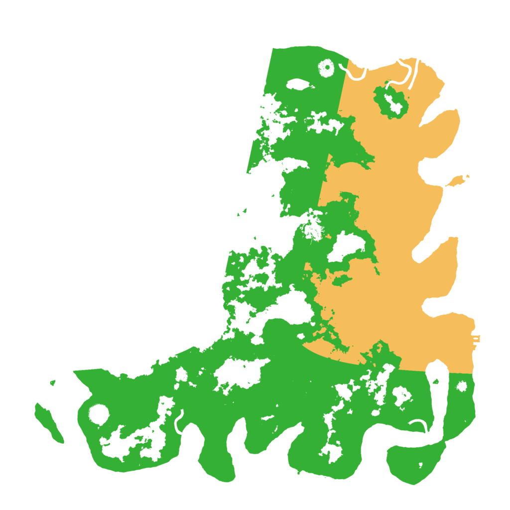 Biome Rust Map: Procedural Map, Size: 4500, Seed: 1021835