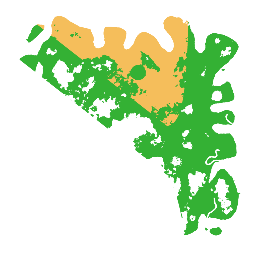 Biome Rust Map: Procedural Map, Size: 4500, Seed: 5197887