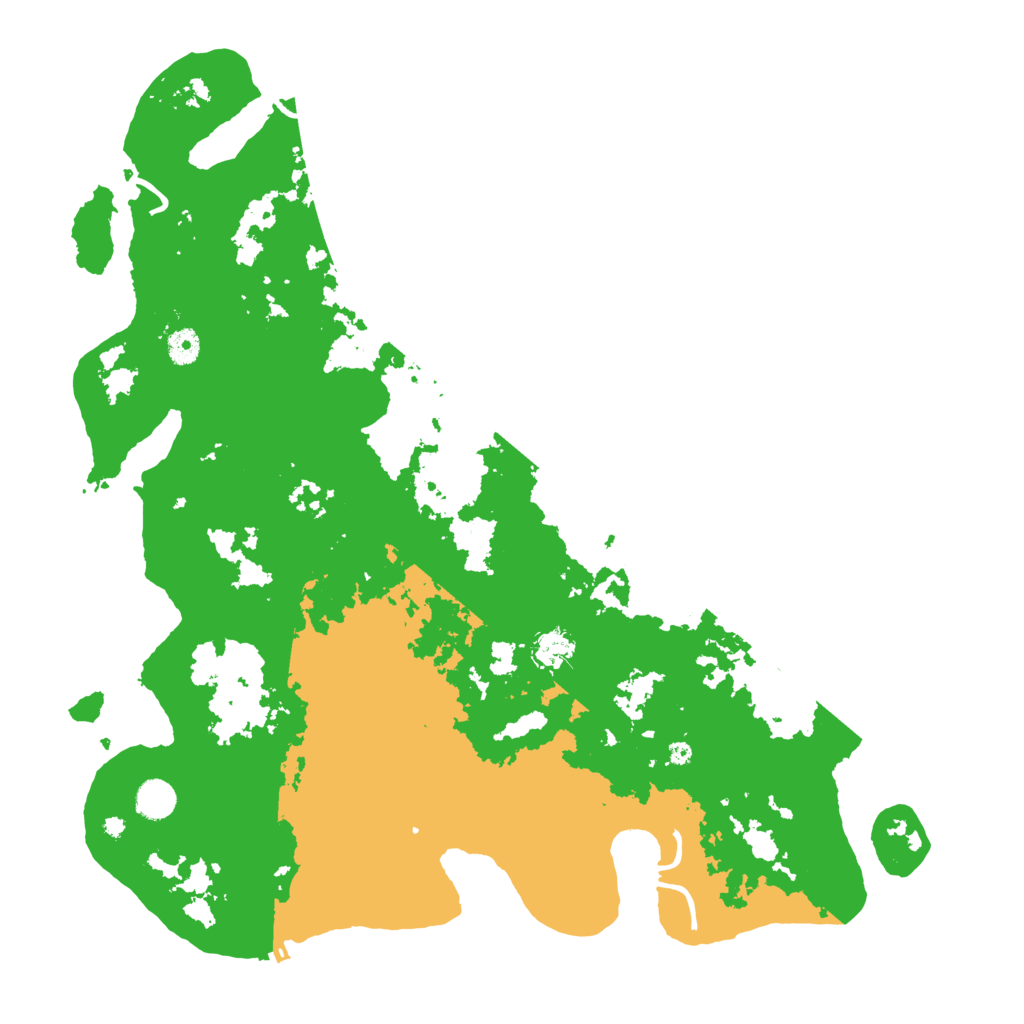 Biome Rust Map: Procedural Map, Size: 4500, Seed: 2406366