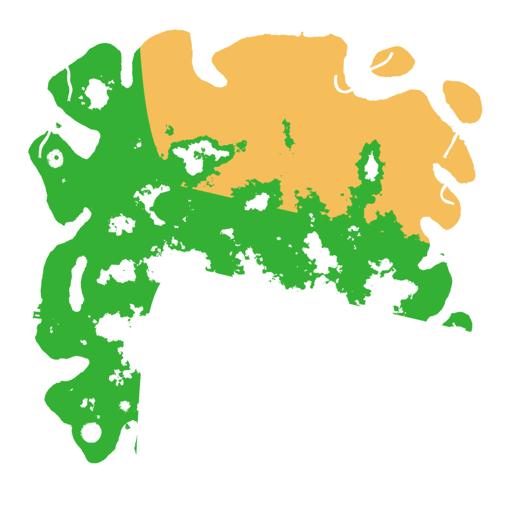 Biome Rust Map: Procedural Map, Size: 4500, Seed: 2557958