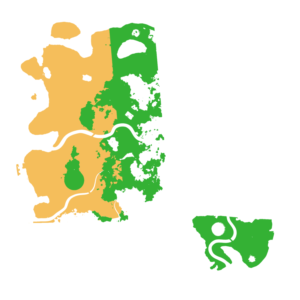 Biome Rust Map: Procedural Map, Size: 4000, Seed: 46289