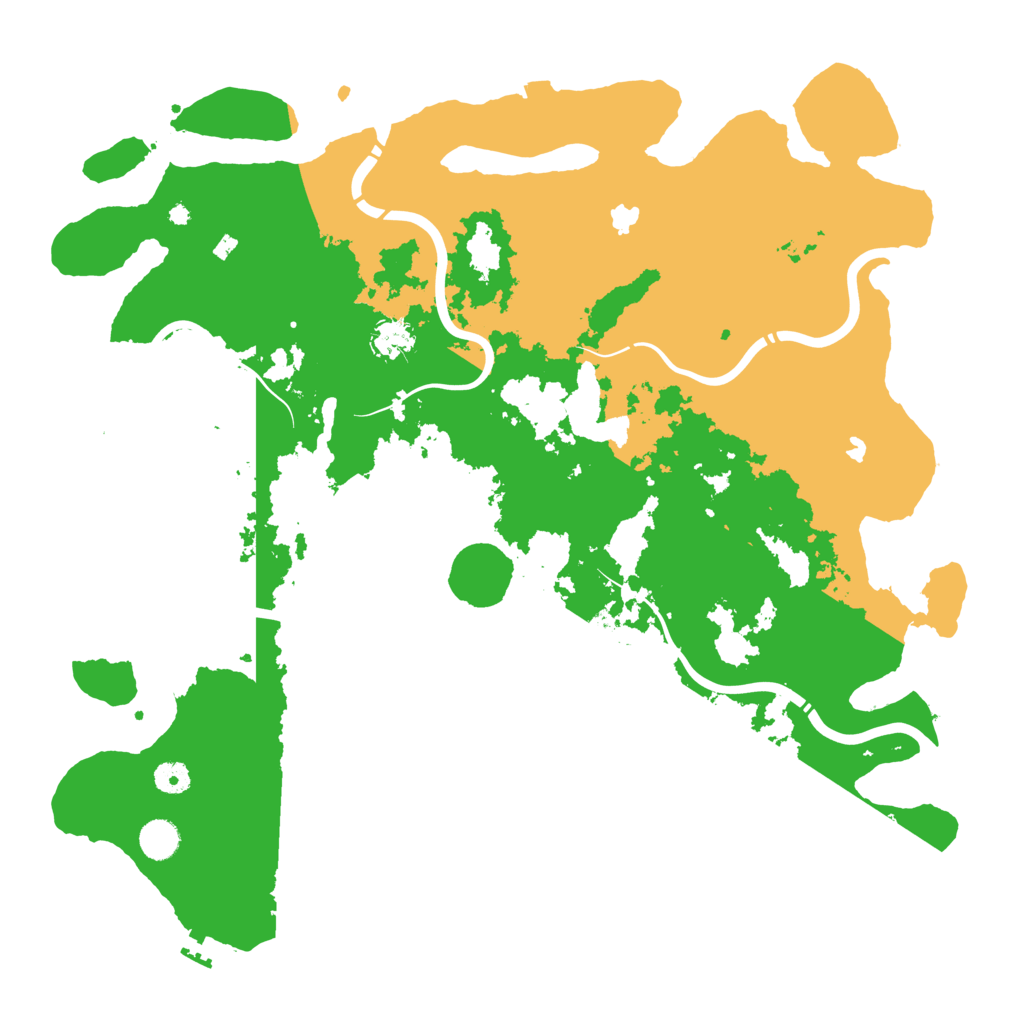 Biome Rust Map: Procedural Map, Size: 4500, Seed: 1928809