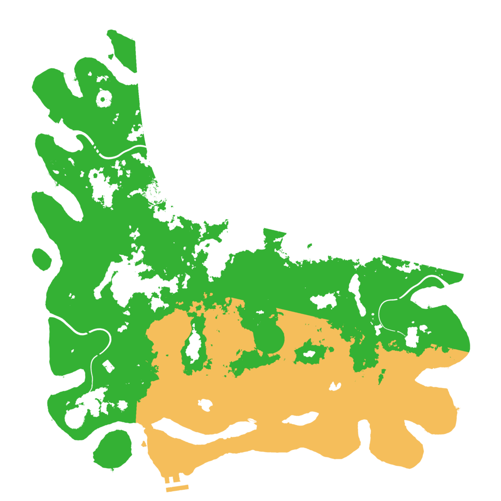 Biome Rust Map: Procedural Map, Size: 4500, Seed: 2331584