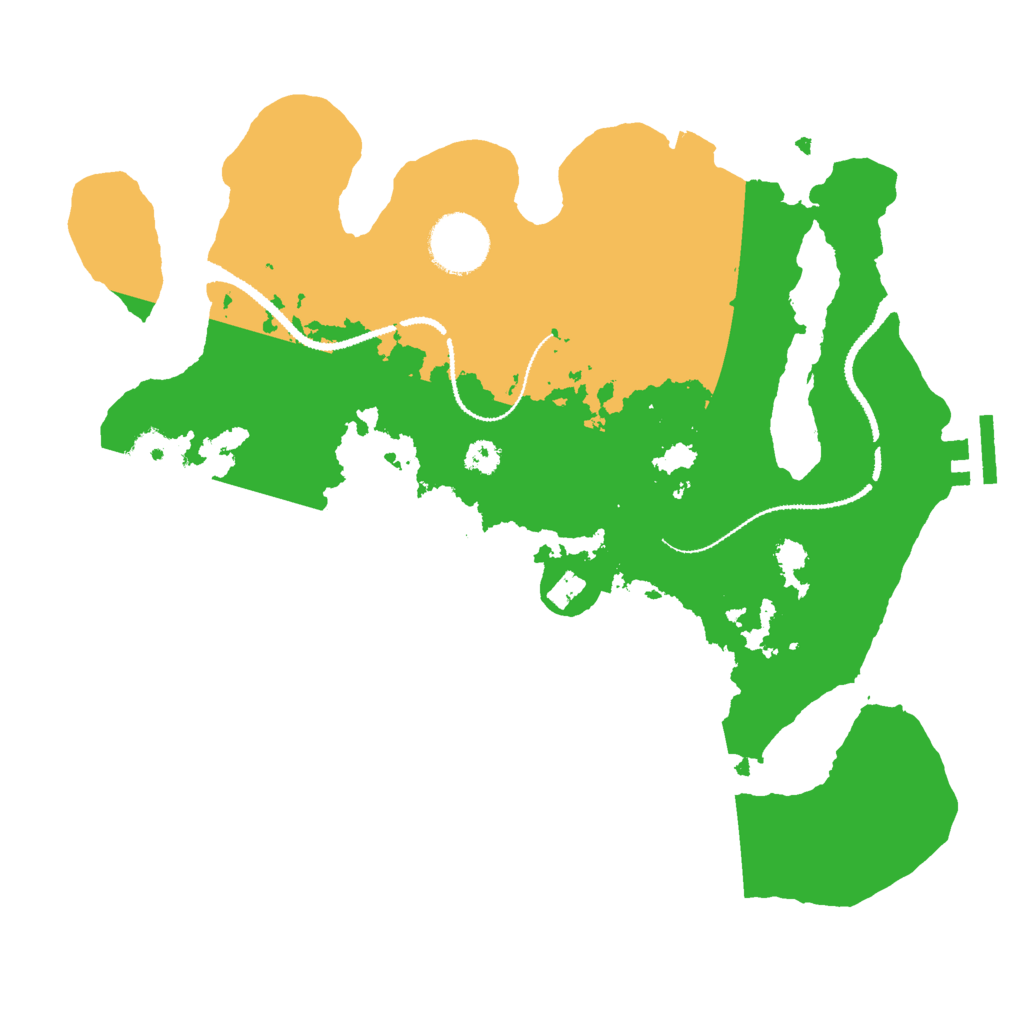 Biome Rust Map: Procedural Map, Size: 3001, Seed: 2147483647