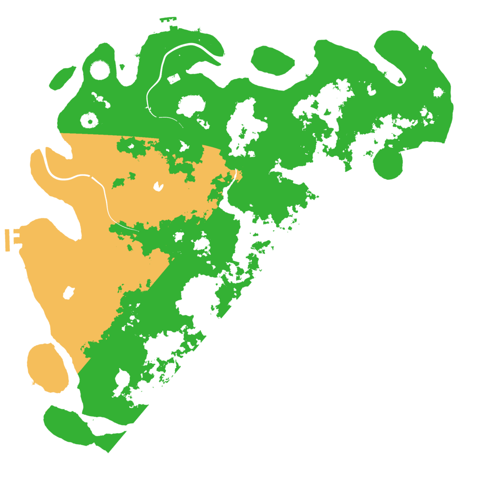 Biome Rust Map: Procedural Map, Size: 4500, Seed: 4210702