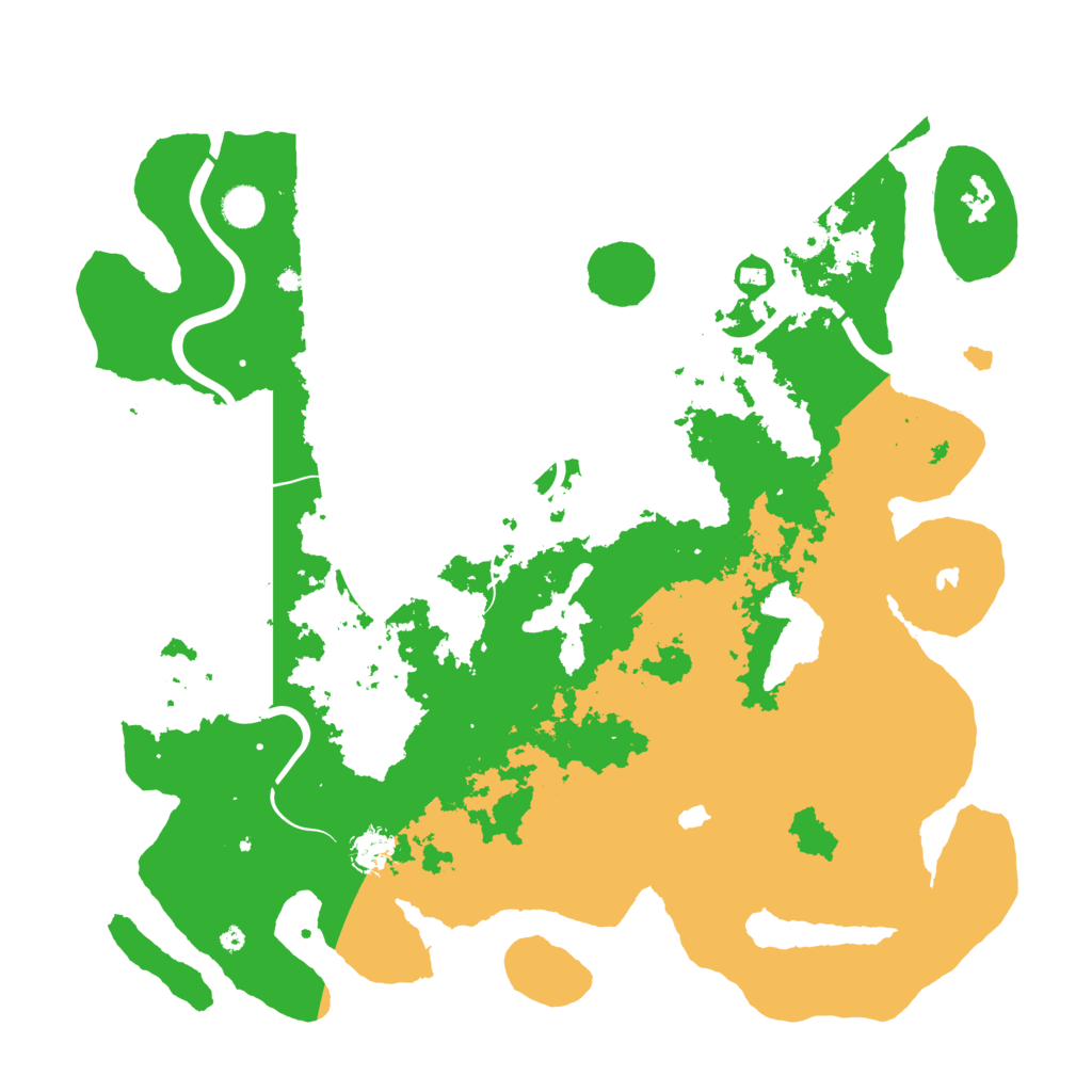 Biome Rust Map: Procedural Map, Size: 4500, Seed: 3615720