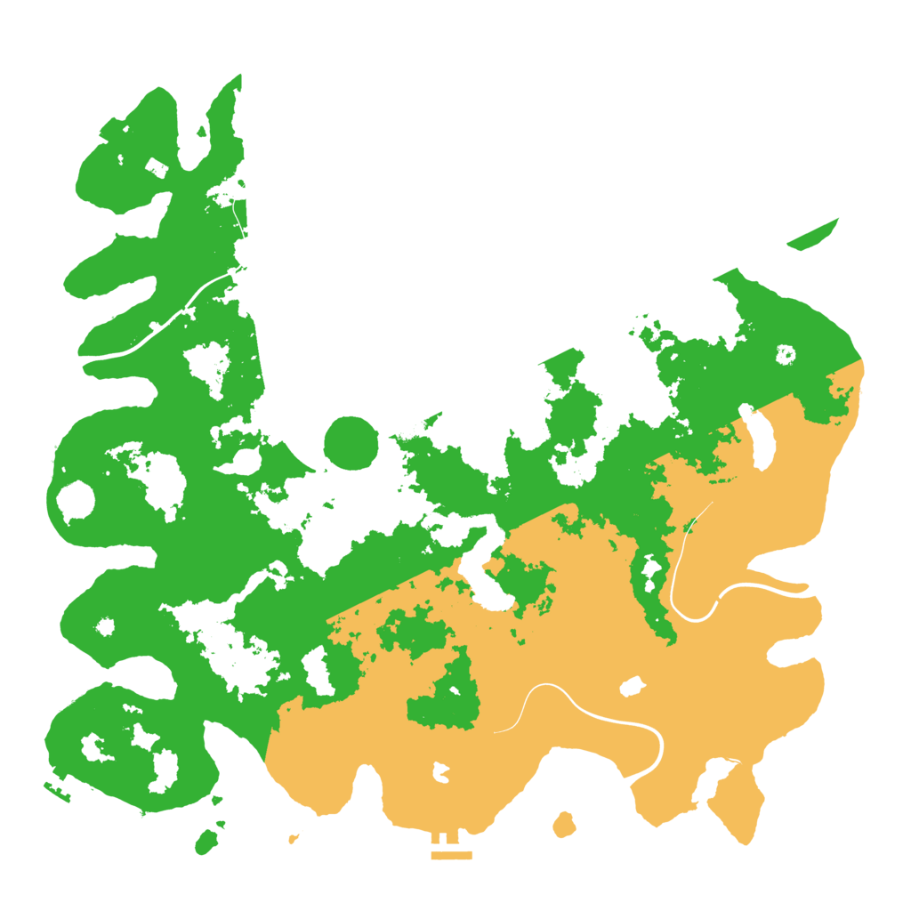 Biome Rust Map: Procedural Map, Size: 4500, Seed: 5264871