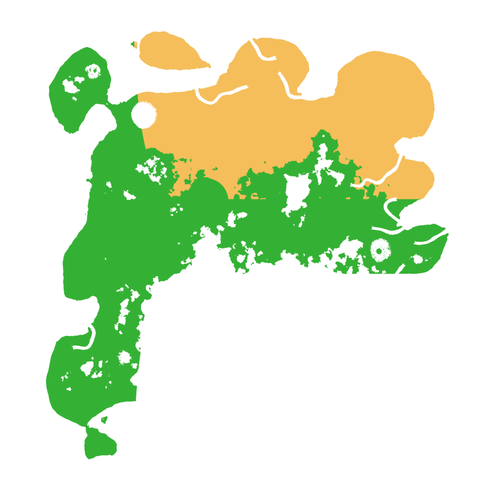 Biome Rust Map: Procedural Map, Size: 3500, Seed: 87354