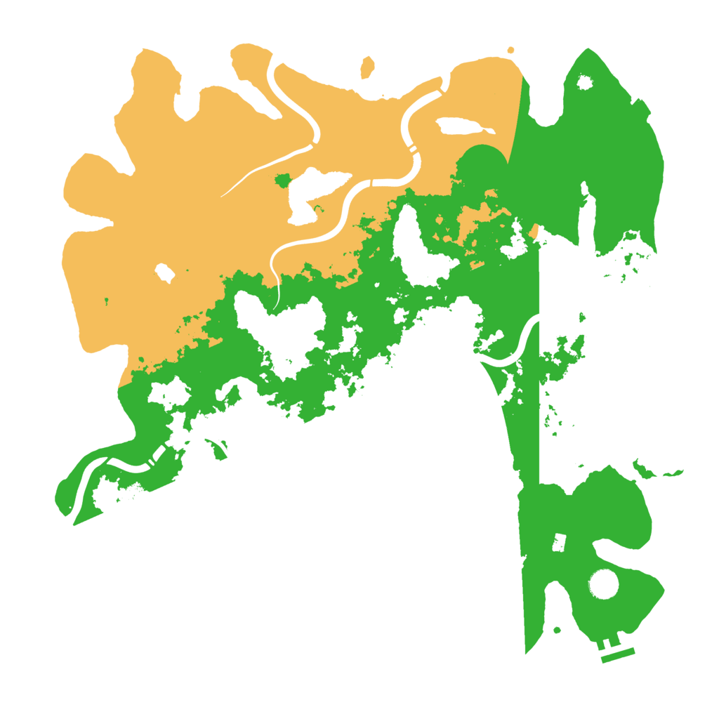 Biome Rust Map: Procedural Map, Size: 4250, Seed: 25874