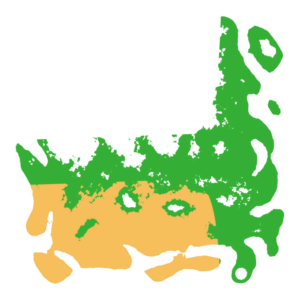 Biome Rust Map: Barren, Size: 4500, Seed: 4540847