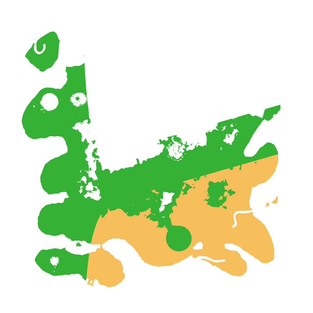 Biome Rust Map: Procedural Map, Size: 3250, Seed: 1858487345