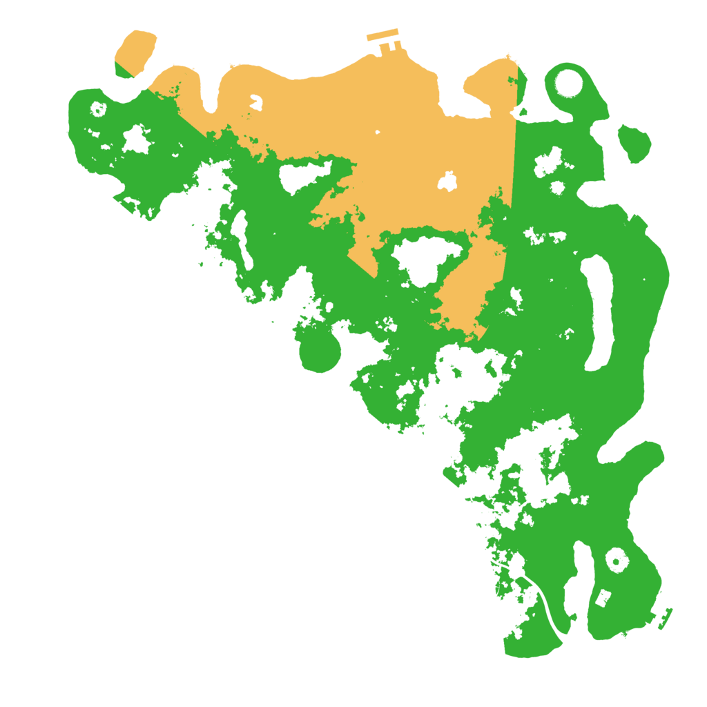 Biome Rust Map: Procedural Map, Size: 4500, Seed: 1482257
