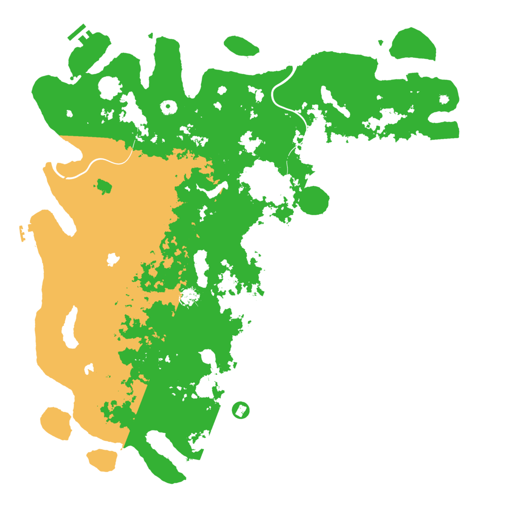 Biome Rust Map: Procedural Map, Size: 4750, Seed: 83475