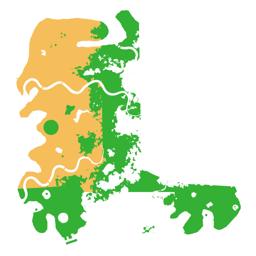 Biome Rust Map: Procedural Map, Size: 4500, Seed: 281230
