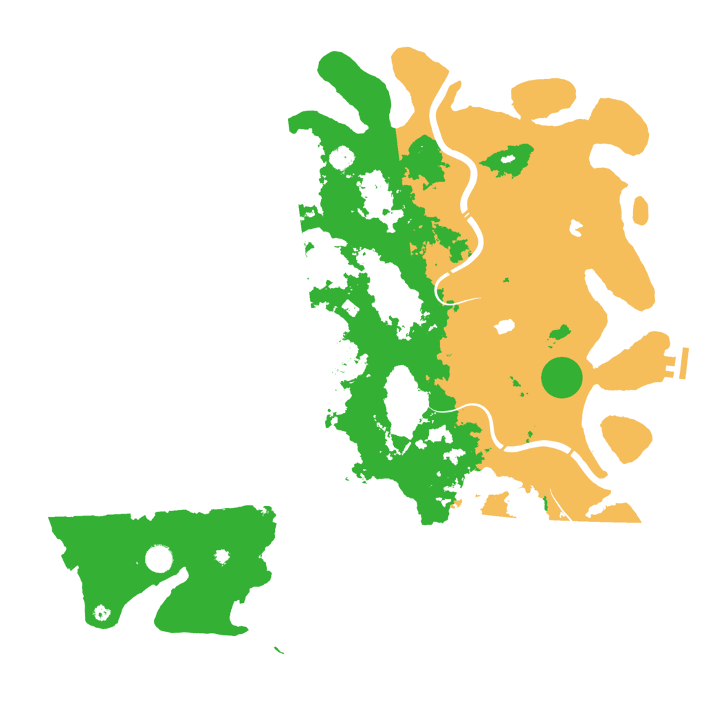 Biome Rust Map: Procedural Map, Size: 4500, Seed: 1763721