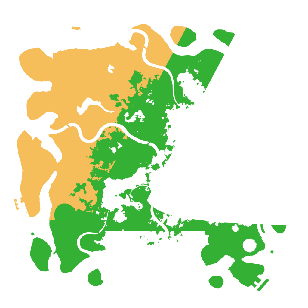 Biome Rust Map: Procedural Map, Size: 4050, Seed: 2066018988