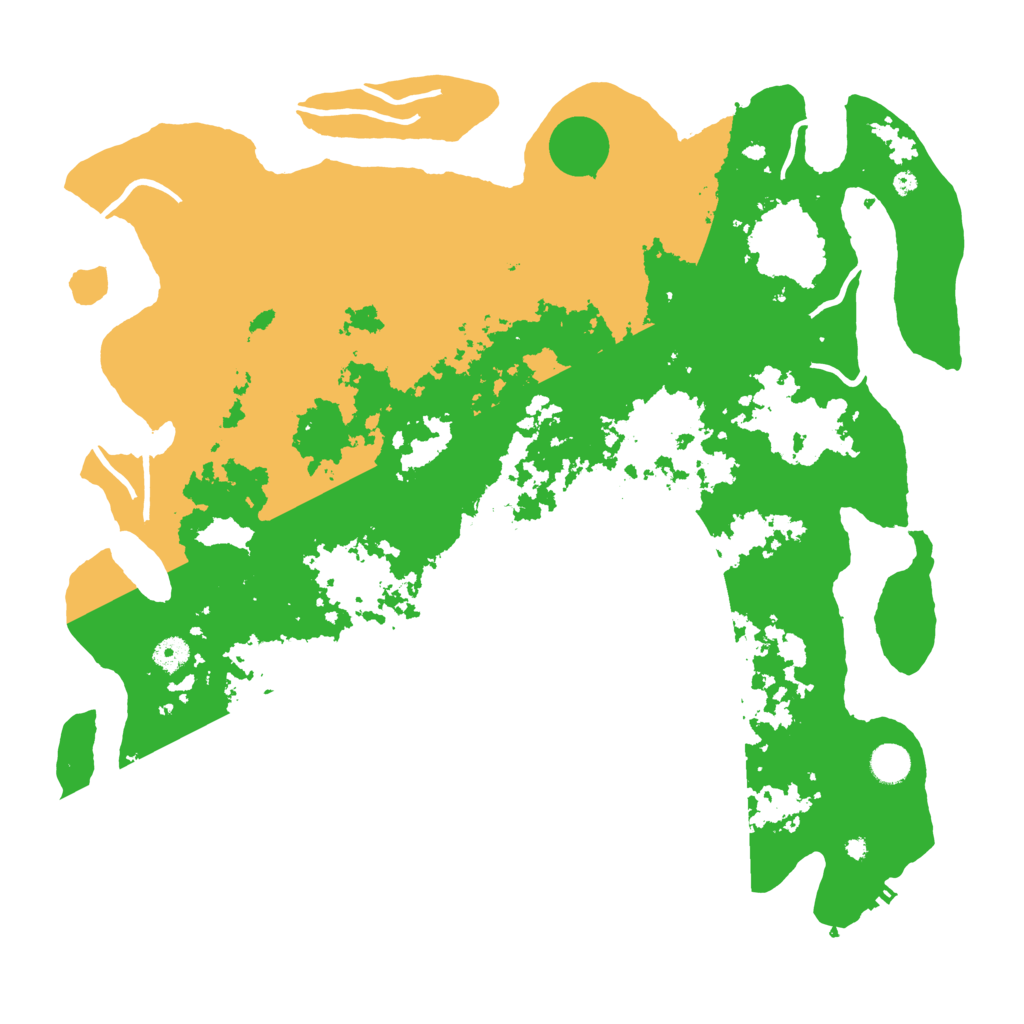 Biome Rust Map: Procedural Map, Size: 4500, Seed: 5858567