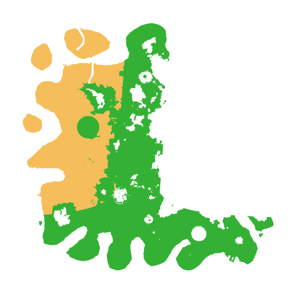 Biome Rust Map: Procedural Map, Size: 3500, Seed: 13337