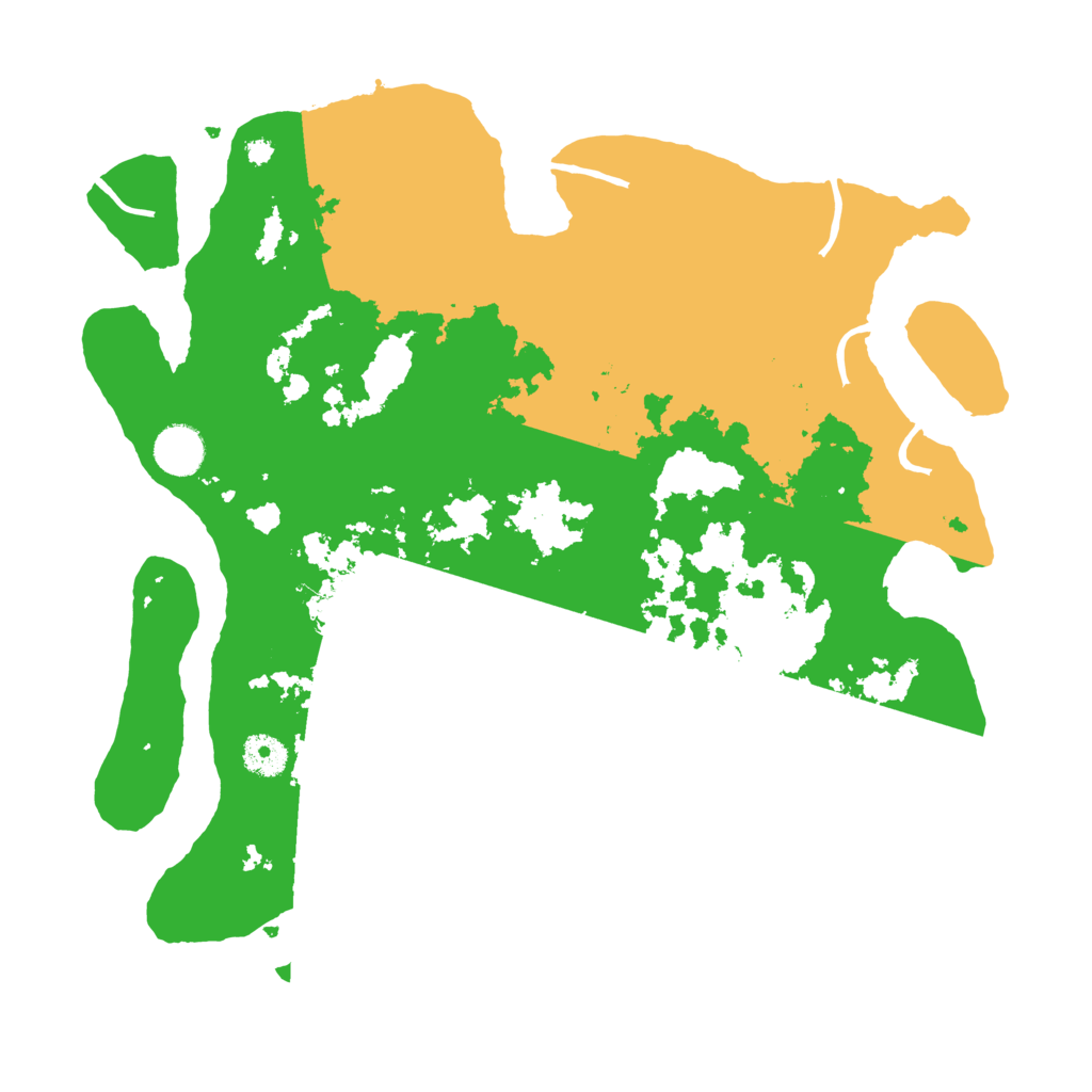 Biome Rust Map: Procedural Map, Size: 3800, Seed: 64574405