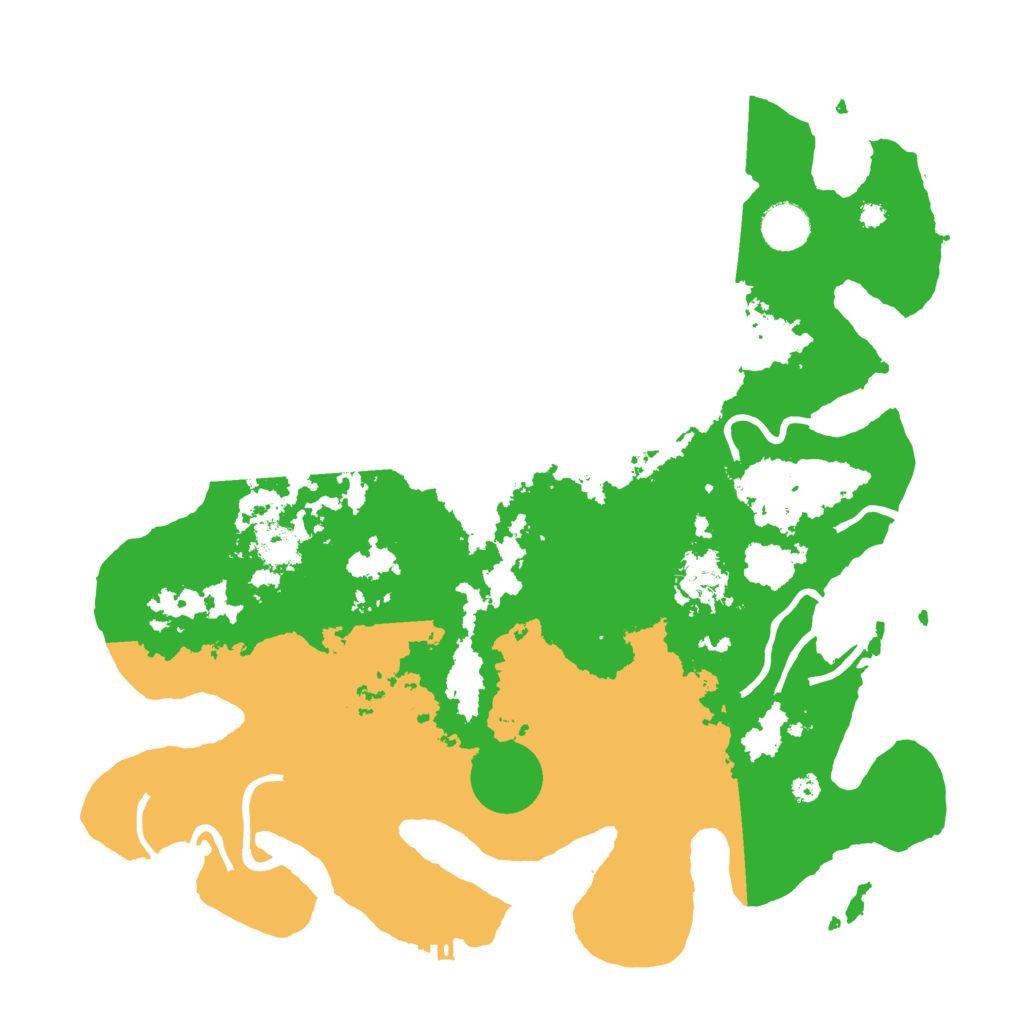 Biome Rust Map: Procedural Map, Size: 3750, Seed: 3055978