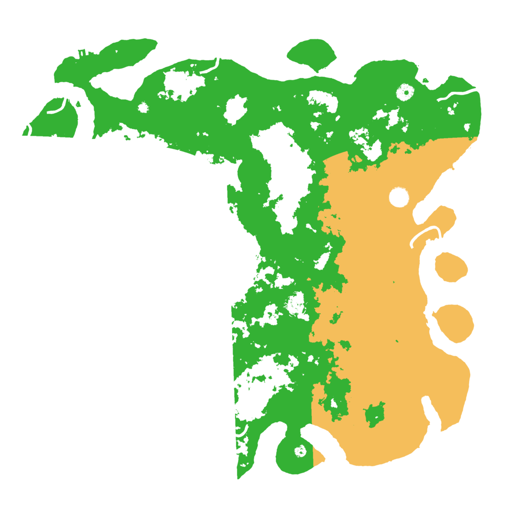 Biome Rust Map: Procedural Map, Size: 4500, Seed: 1001714444