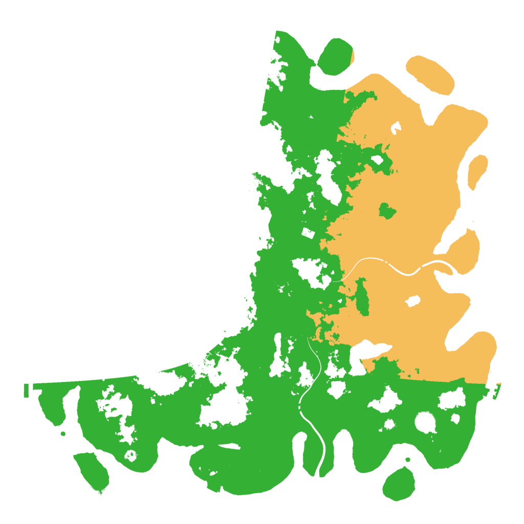 Biome Rust Map: Procedural Map, Size: 4500, Seed: 3758911