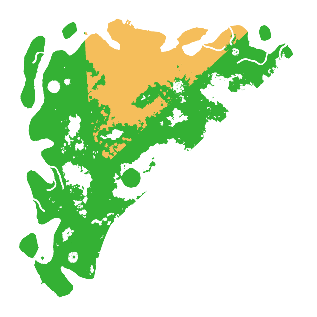 Biome Rust Map: Procedural Map, Size: 4500, Seed: 4753967