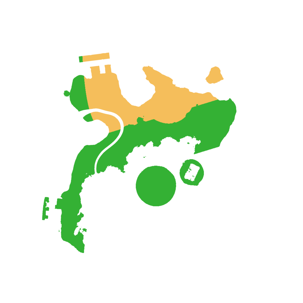 Biome Rust Map: Procedural Map, Size: 2000, Seed: 234235