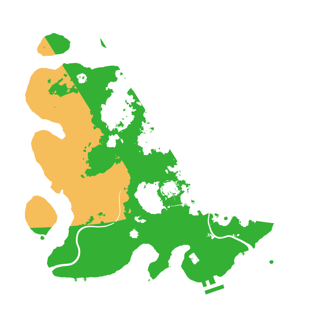 Biome Rust Map: Procedural Map, Size: 3200, Seed: 1867756