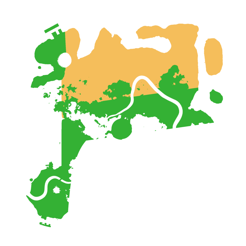 Biome Rust Map: Procedural Map, Size: 3200, Seed: 5891514