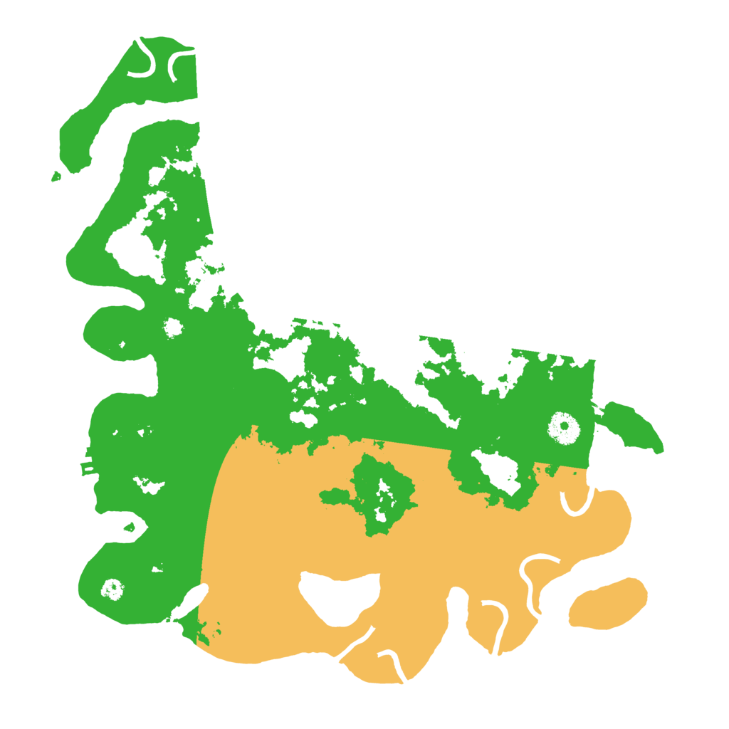 Biome Rust Map: Procedural Map, Size: 3500, Seed: 4200005