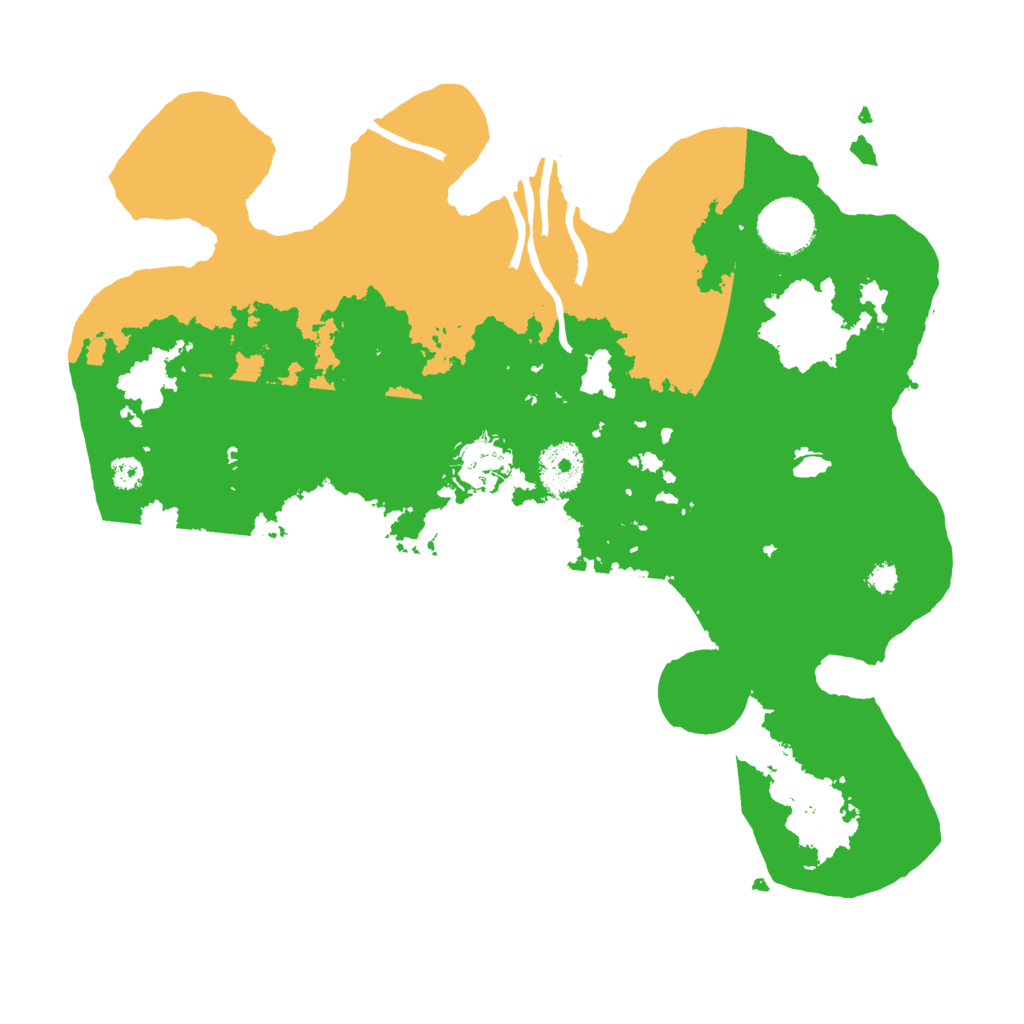 Biome Rust Map: Procedural Map, Size: 3200, Seed: 3505492