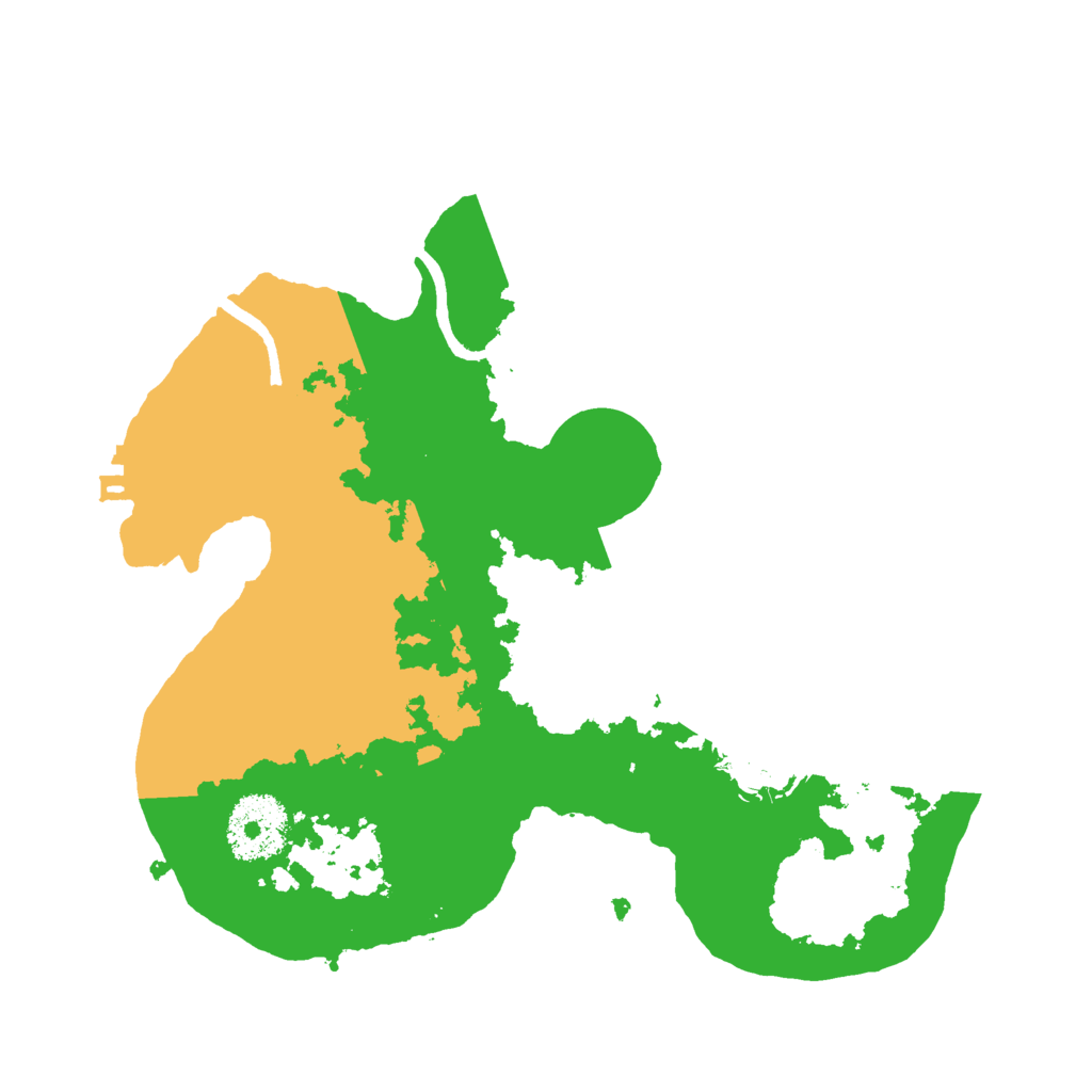 Biome Rust Map: Procedural Map, Size: 2570, Seed: 103810001