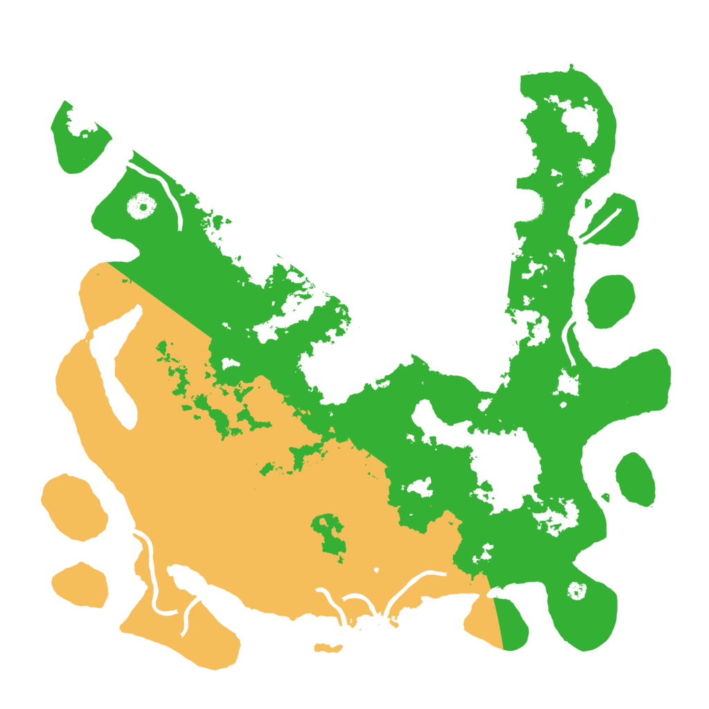 Biome Rust Map: Procedural Map, Size: 3950, Seed: 774269141