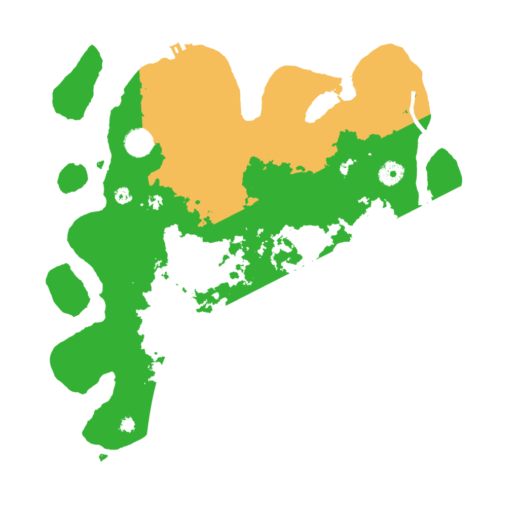 Biome Rust Map: Procedural Map, Size: 3200, Seed: 443616