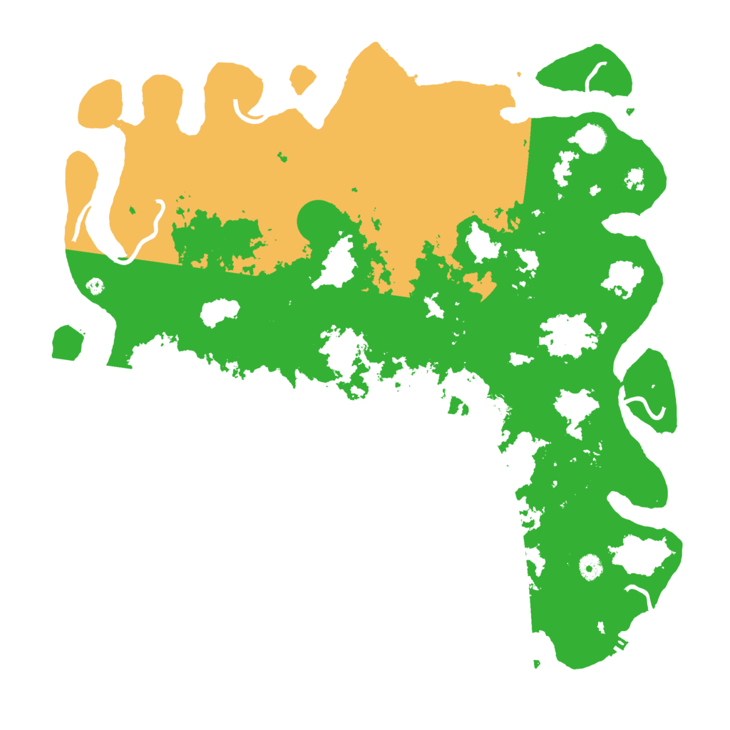 Biome Rust Map: Procedural Map, Size: 4500, Seed: 1591043