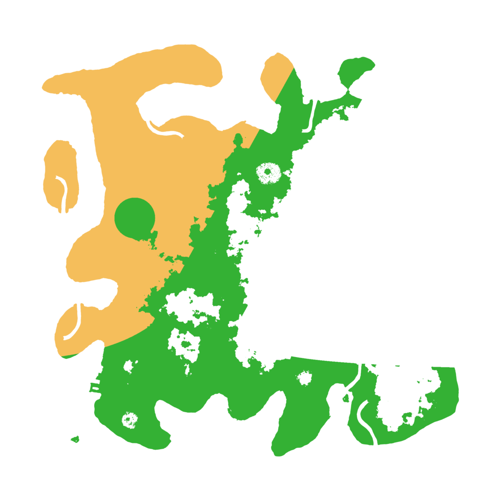 Biome Rust Map: Procedural Map, Size: 3250, Seed: 6172958