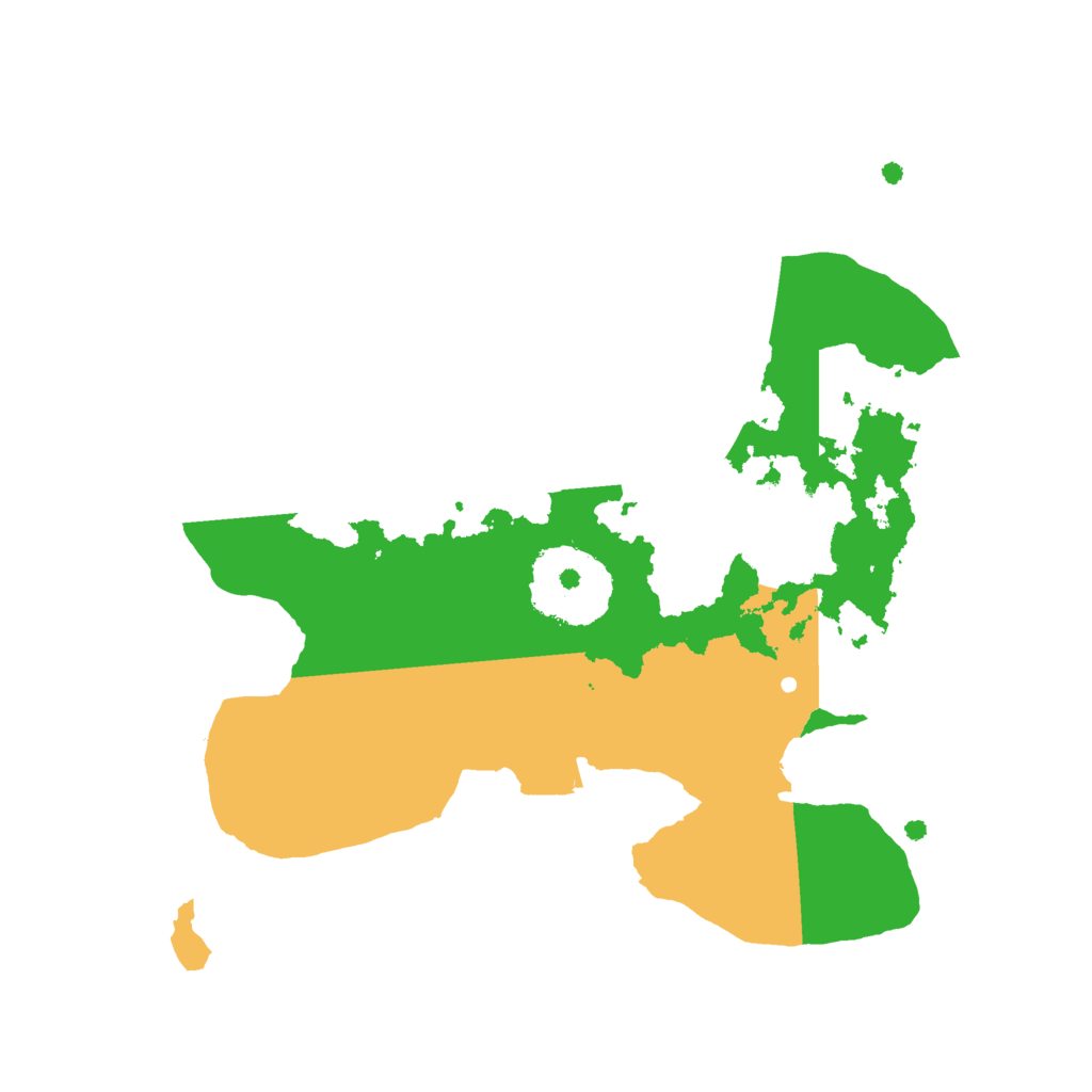 Biome Rust Map: Procedural Map, Size: 2069, Seed: 733808536