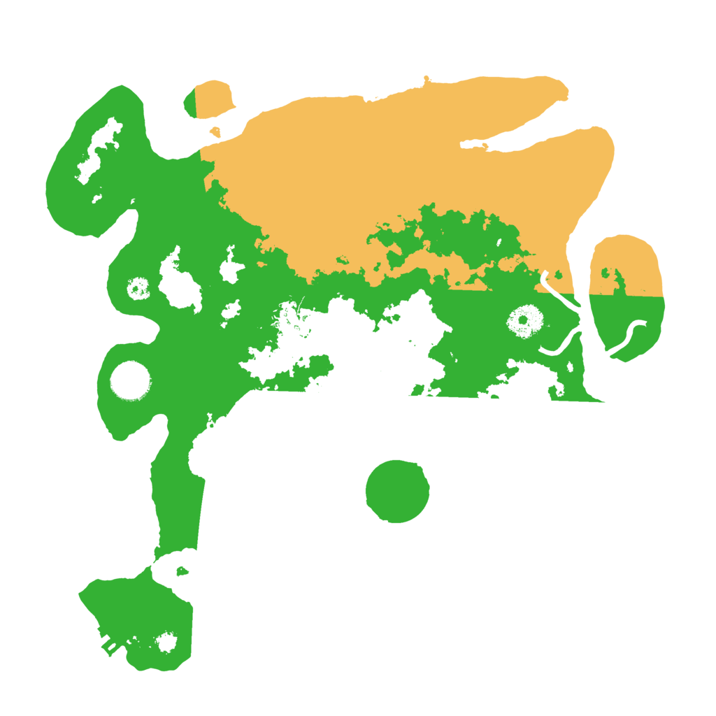 Biome Rust Map: Procedural Map, Size: 3200, Seed: 6041754