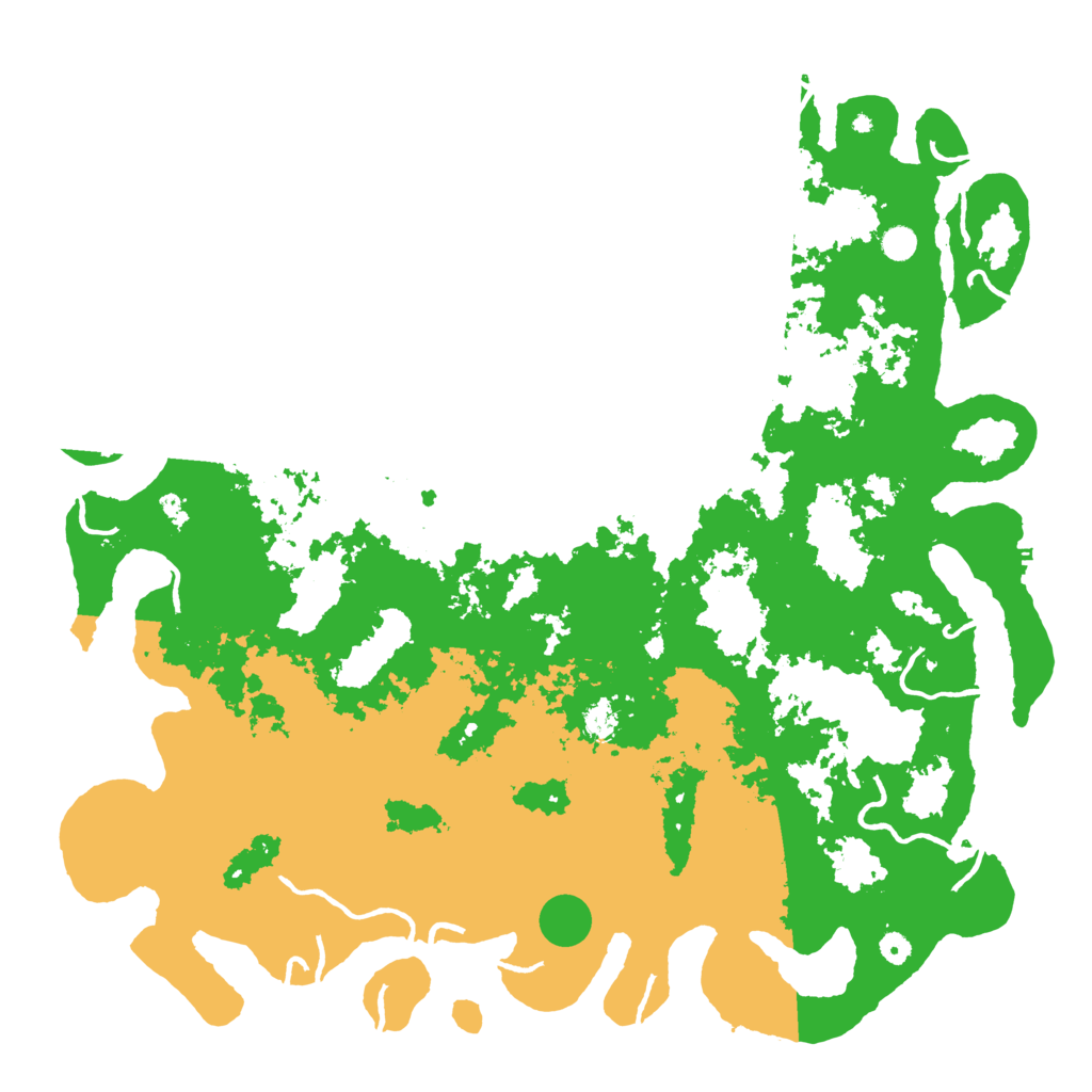 Biome Rust Map: Procedural Map, Size: 5500, Seed: 1234