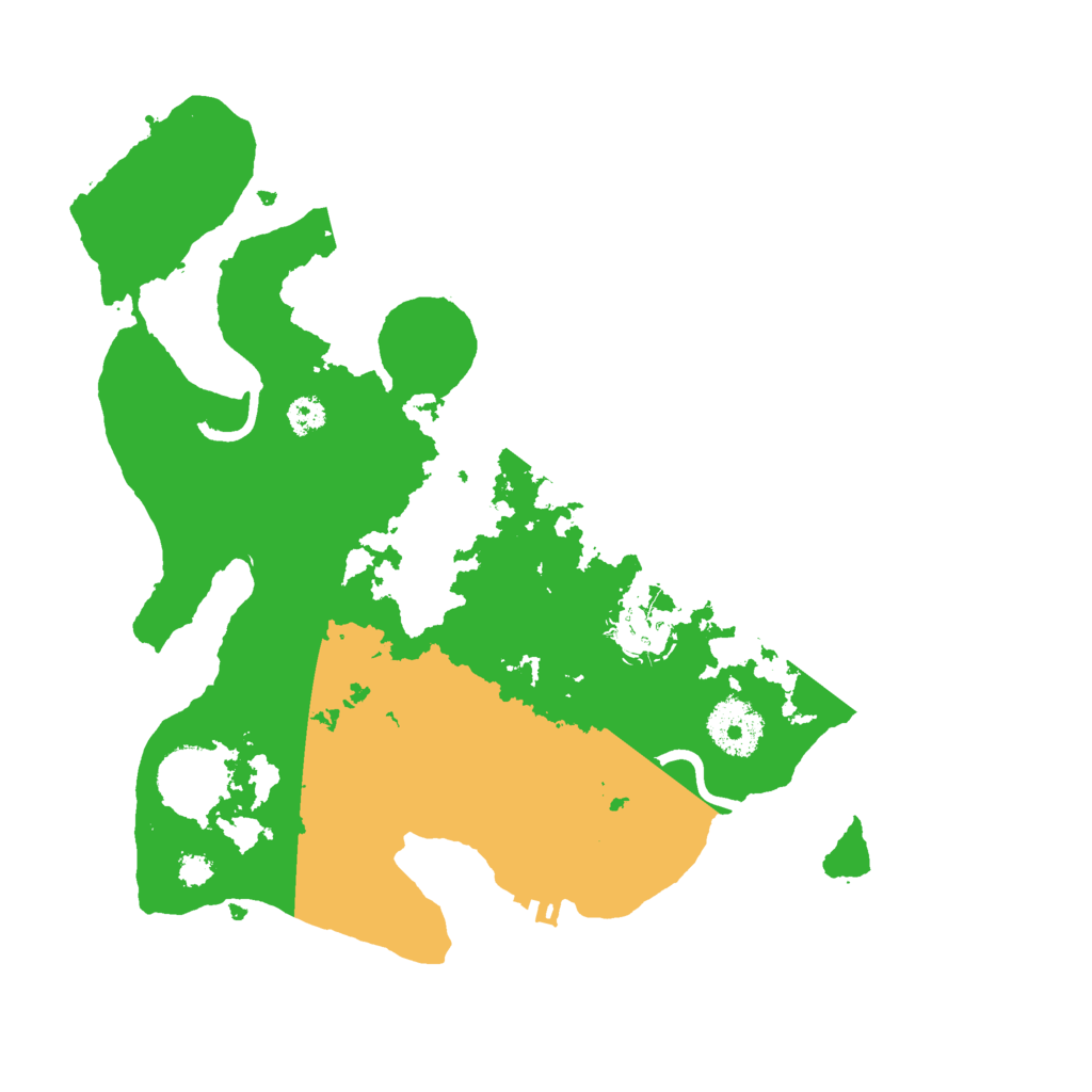 Biome Rust Map: Procedural Map, Size: 3000, Seed: 500486497