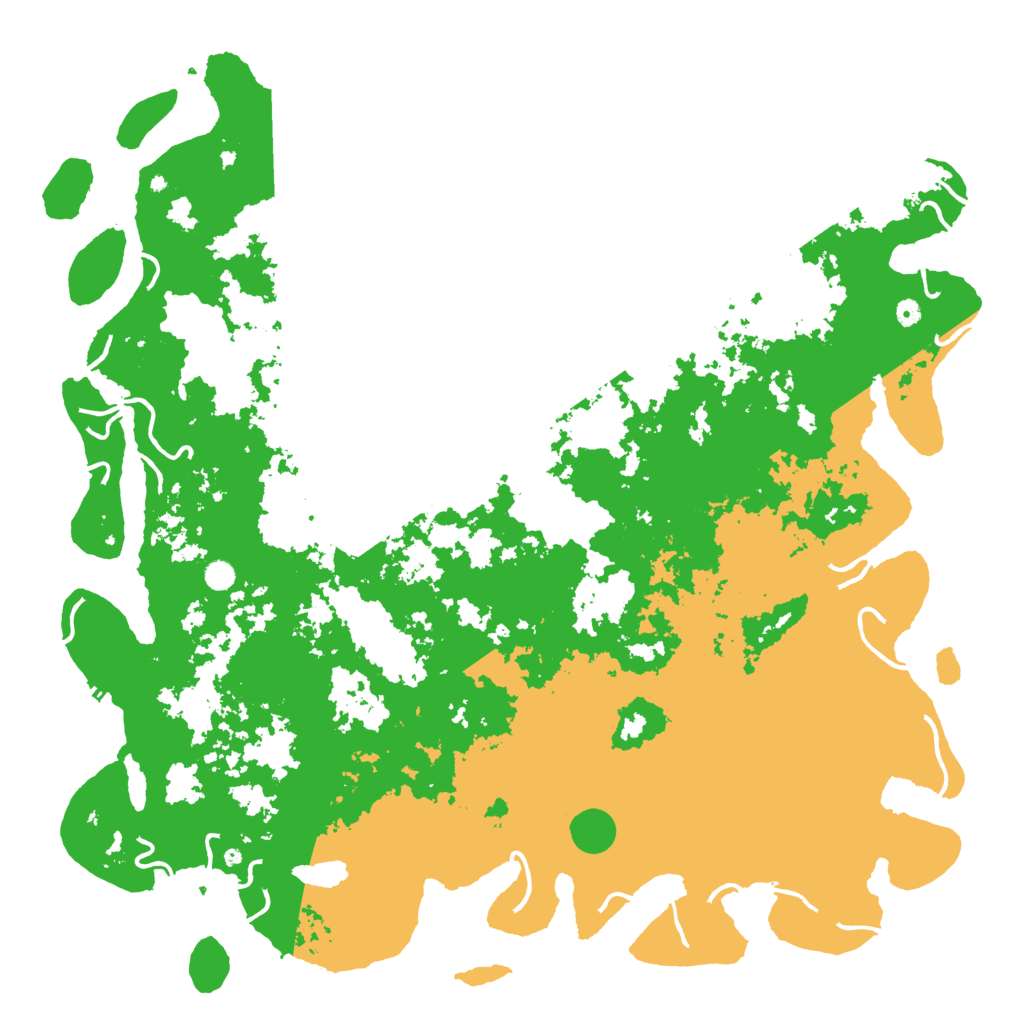 Biome Rust Map: Procedural Map, Size: 6000, Seed: 92993